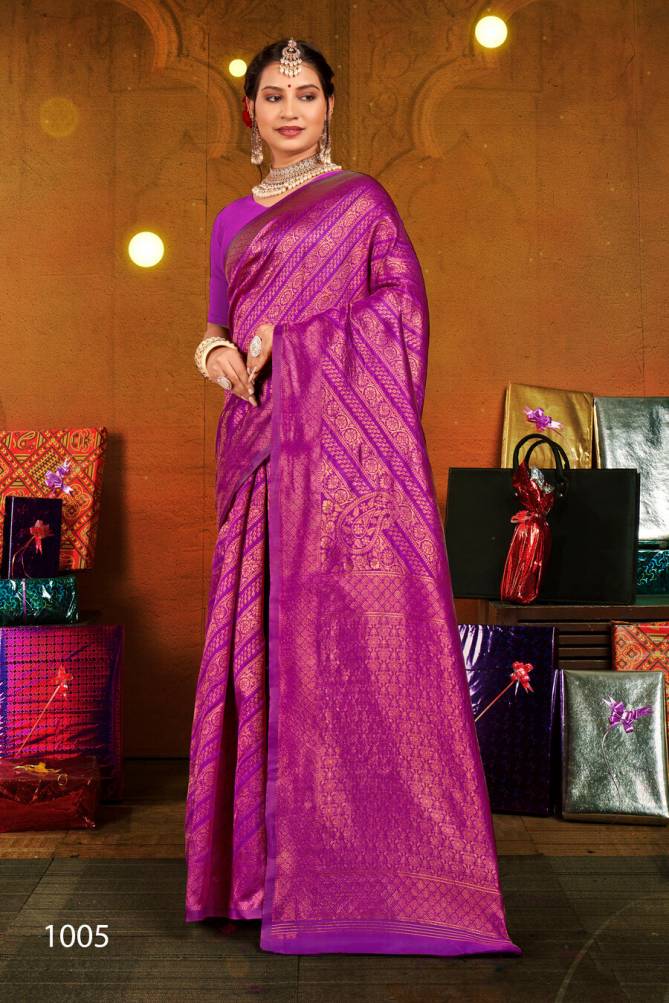 Shezaadi Vol 4 By Saroj Lichi Silk Designer Sarees Wholesale Clothing Suppliers In India